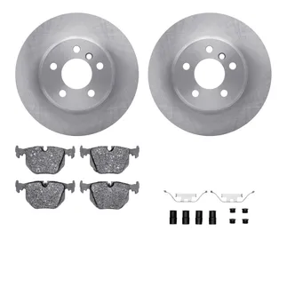 R1 Concepts WFWH1-31052 E- Line Series Brake Rotor W/ Ceramic Brake Pads & Hdw